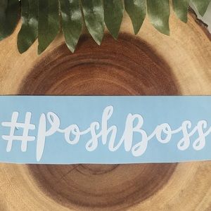 #Poshboss vinyl decal